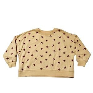 Rylee + Cru Crab Print Sweatshirt Size 4/5